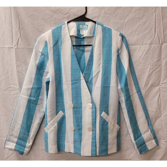 Vino de Casa Tops - Vino de Casa Vintage Striped Blazer Women's 3